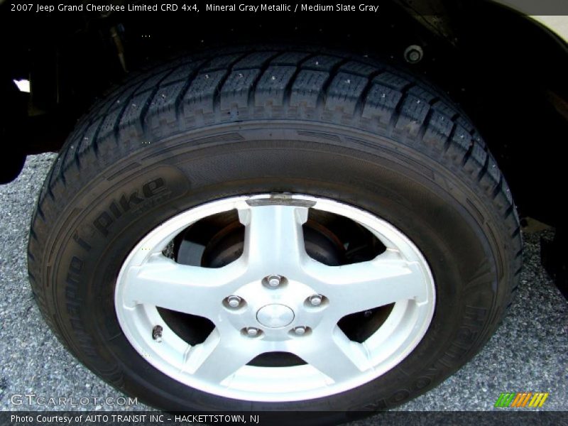 Mineral Gray Metallic / Medium Slate Gray 2007 Jeep Grand Cherokee Limited CRD 4x4