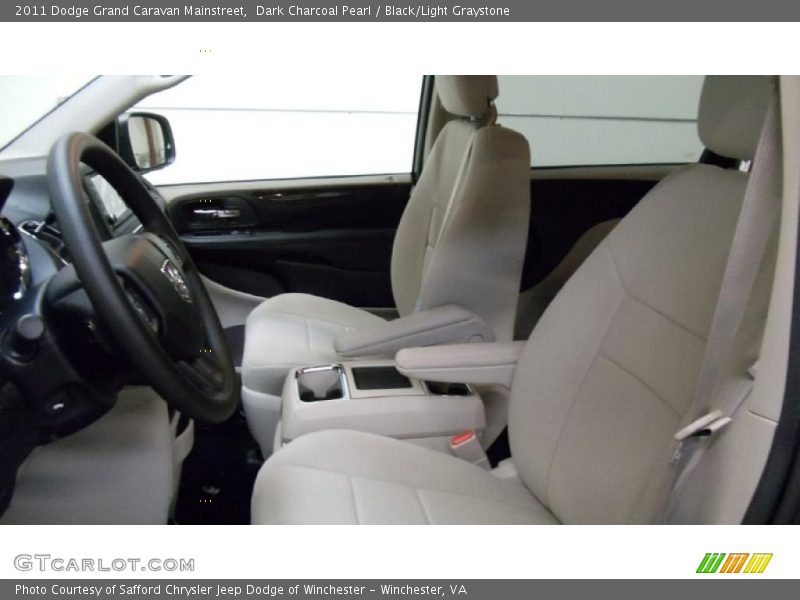 Dark Charcoal Pearl / Black/Light Graystone 2011 Dodge Grand Caravan Mainstreet