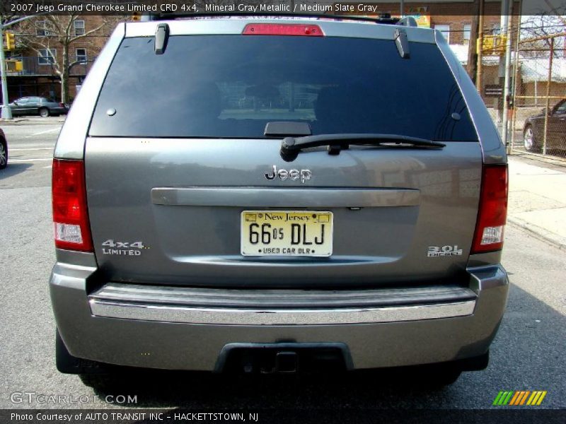Mineral Gray Metallic / Medium Slate Gray 2007 Jeep Grand Cherokee Limited CRD 4x4