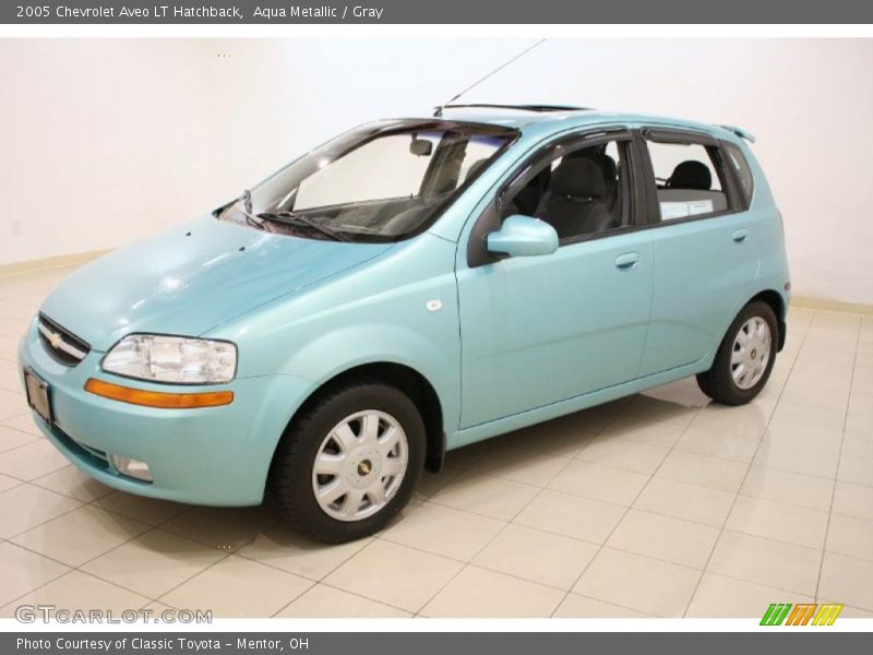 Aqua Metallic / Gray 2005 Chevrolet Aveo LT Hatchback