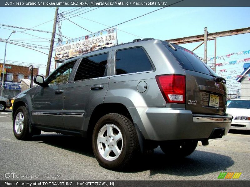 Mineral Gray Metallic / Medium Slate Gray 2007 Jeep Grand Cherokee Limited CRD 4x4
