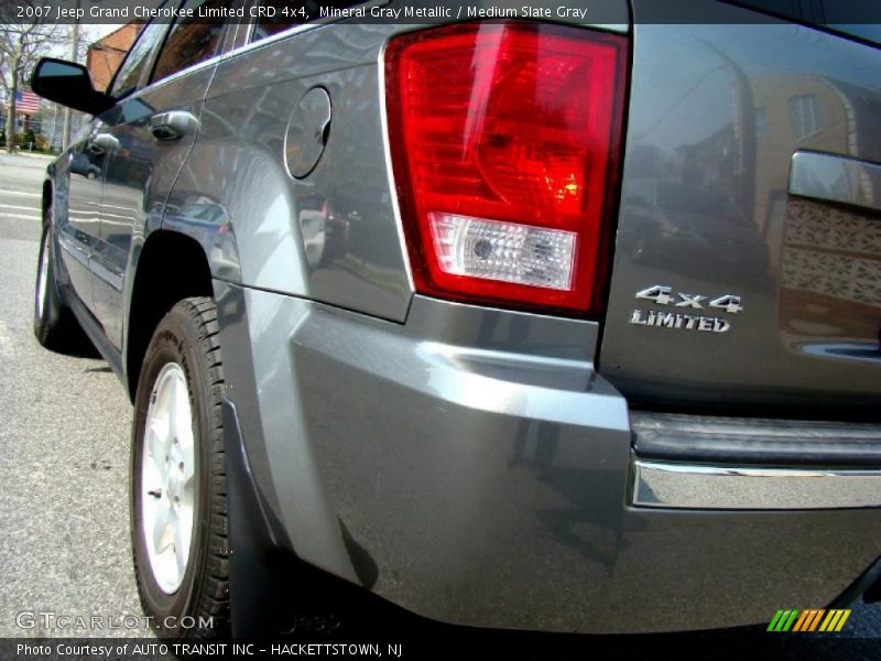 Mineral Gray Metallic / Medium Slate Gray 2007 Jeep Grand Cherokee Limited CRD 4x4