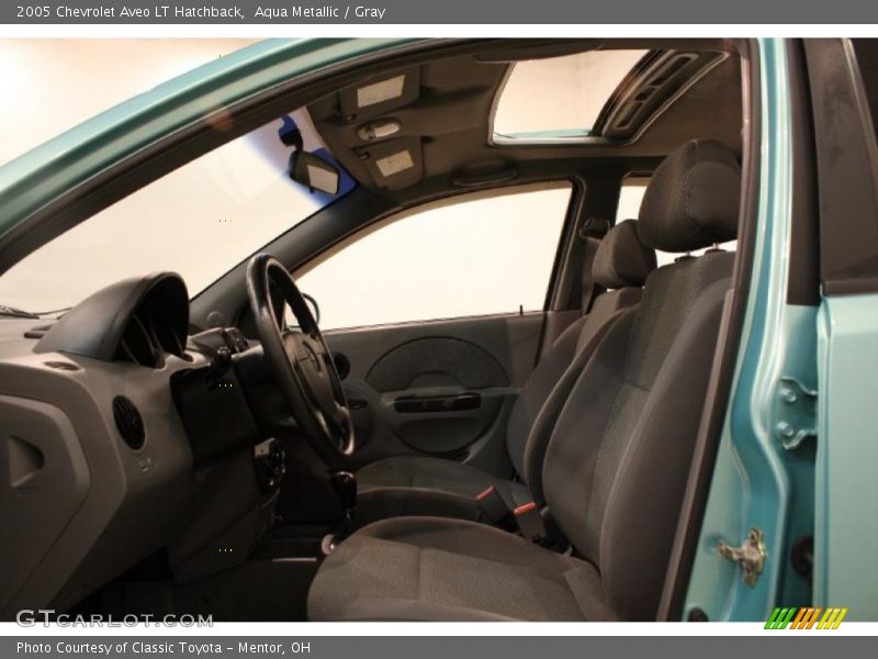 Aqua Metallic / Gray 2005 Chevrolet Aveo LT Hatchback