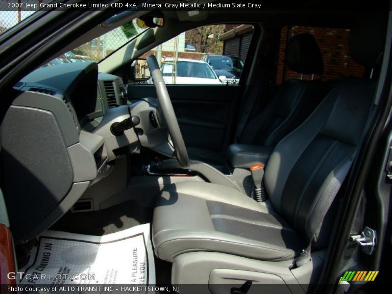 Mineral Gray Metallic / Medium Slate Gray 2007 Jeep Grand Cherokee Limited CRD 4x4