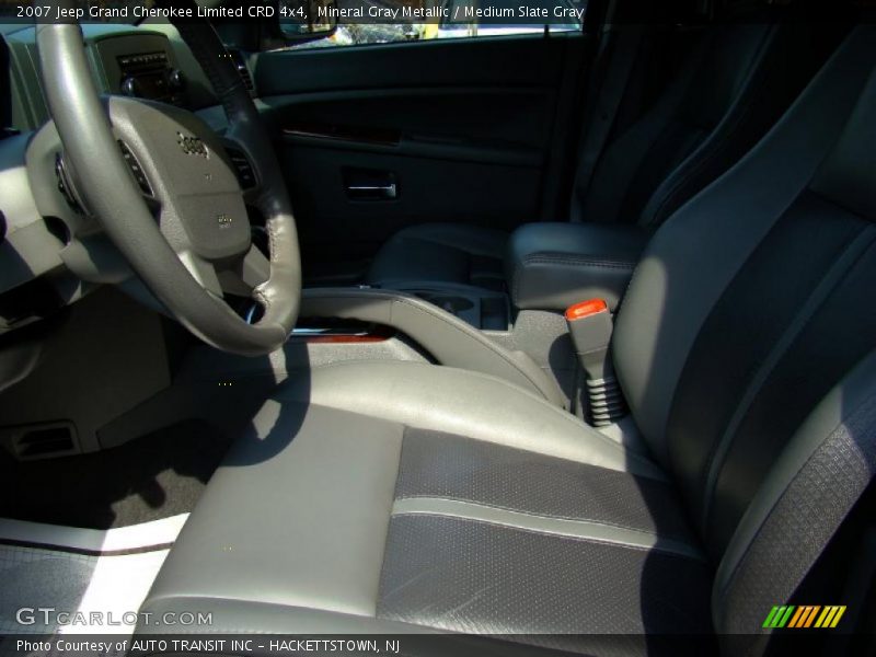 Mineral Gray Metallic / Medium Slate Gray 2007 Jeep Grand Cherokee Limited CRD 4x4