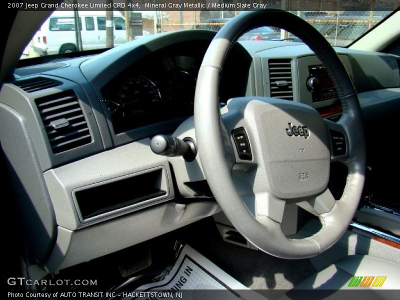Mineral Gray Metallic / Medium Slate Gray 2007 Jeep Grand Cherokee Limited CRD 4x4