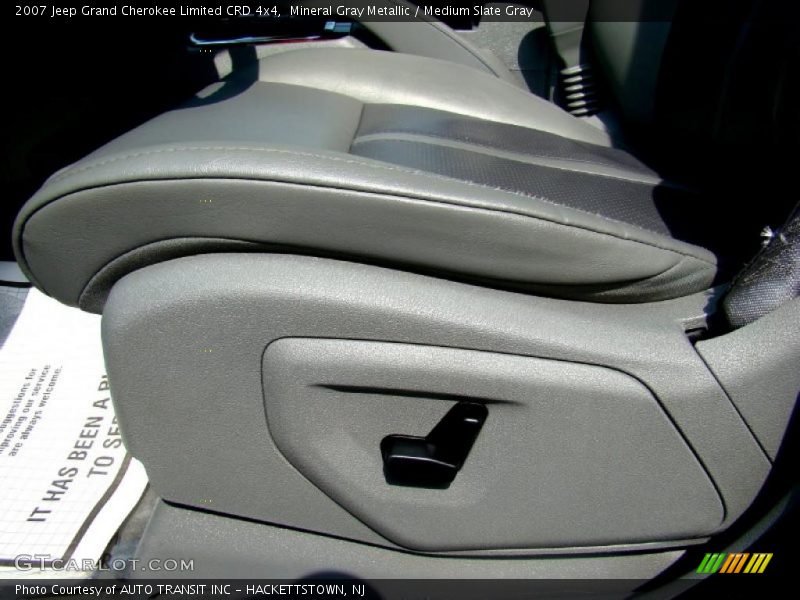 Mineral Gray Metallic / Medium Slate Gray 2007 Jeep Grand Cherokee Limited CRD 4x4