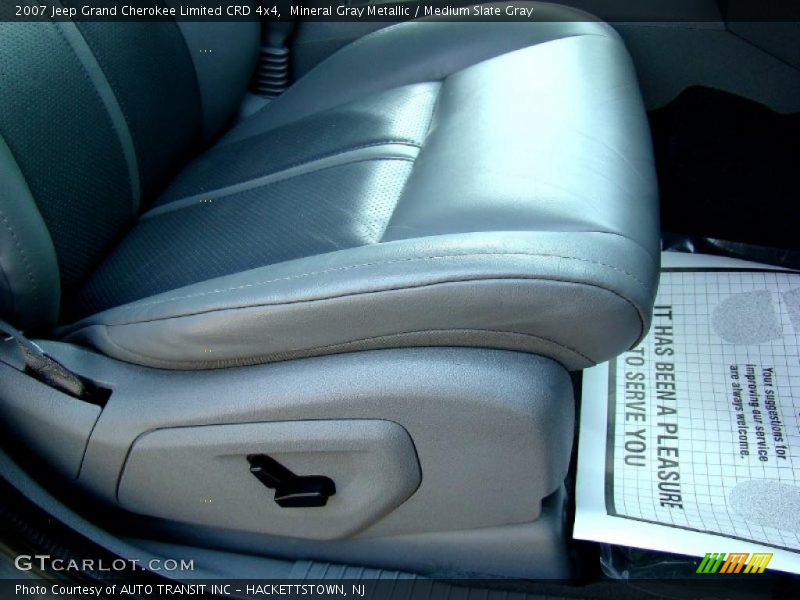 Mineral Gray Metallic / Medium Slate Gray 2007 Jeep Grand Cherokee Limited CRD 4x4