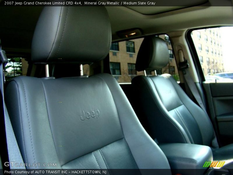 Mineral Gray Metallic / Medium Slate Gray 2007 Jeep Grand Cherokee Limited CRD 4x4