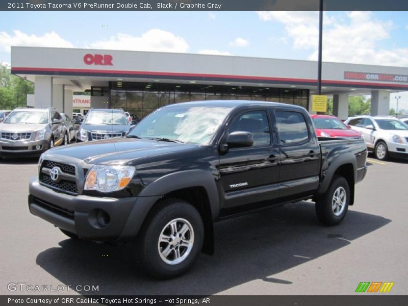Black / Graphite Gray 2011 Toyota Tacoma V6 PreRunner Double Cab