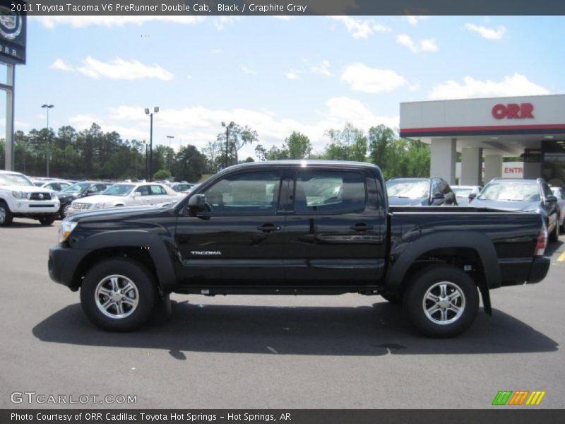 Black / Graphite Gray 2011 Toyota Tacoma V6 PreRunner Double Cab