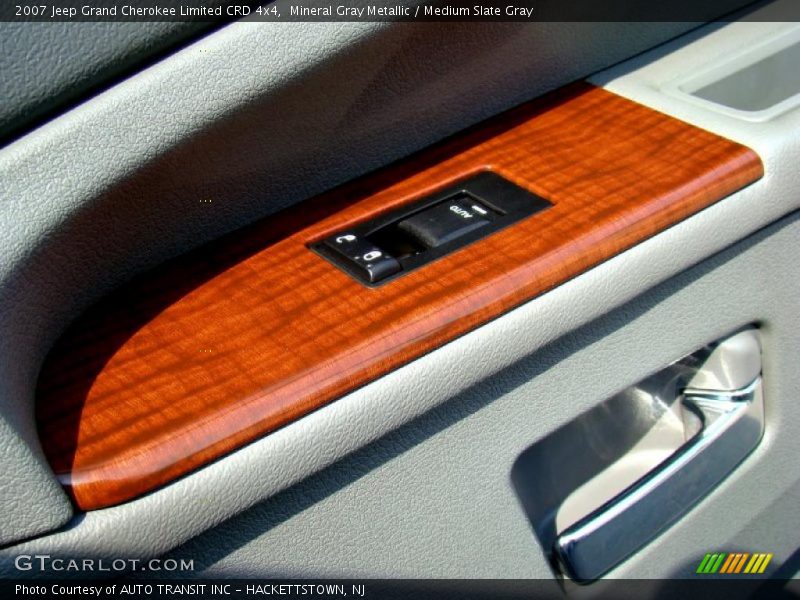 Mineral Gray Metallic / Medium Slate Gray 2007 Jeep Grand Cherokee Limited CRD 4x4