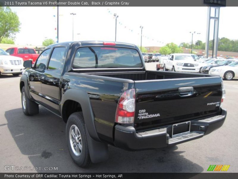Black / Graphite Gray 2011 Toyota Tacoma V6 PreRunner Double Cab