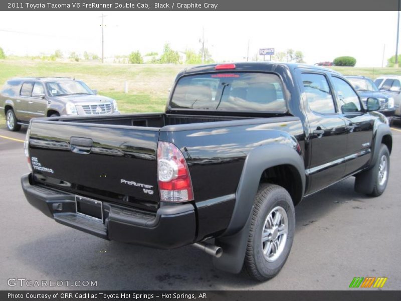 Black / Graphite Gray 2011 Toyota Tacoma V6 PreRunner Double Cab