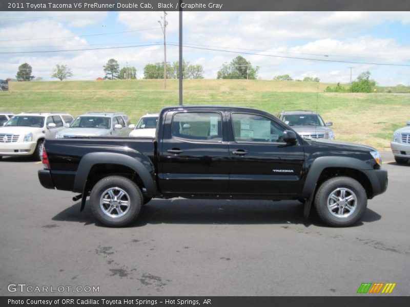 Black / Graphite Gray 2011 Toyota Tacoma V6 PreRunner Double Cab