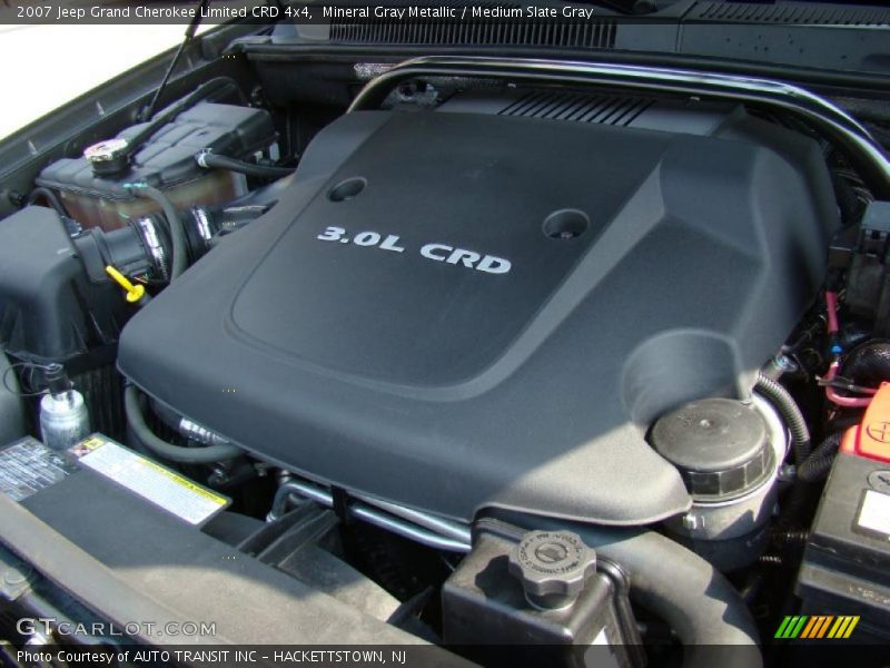  2007 Grand Cherokee Limited CRD 4x4 Engine - 3.0 Liter DOHC 24-Valve Turbo-Diesel V6