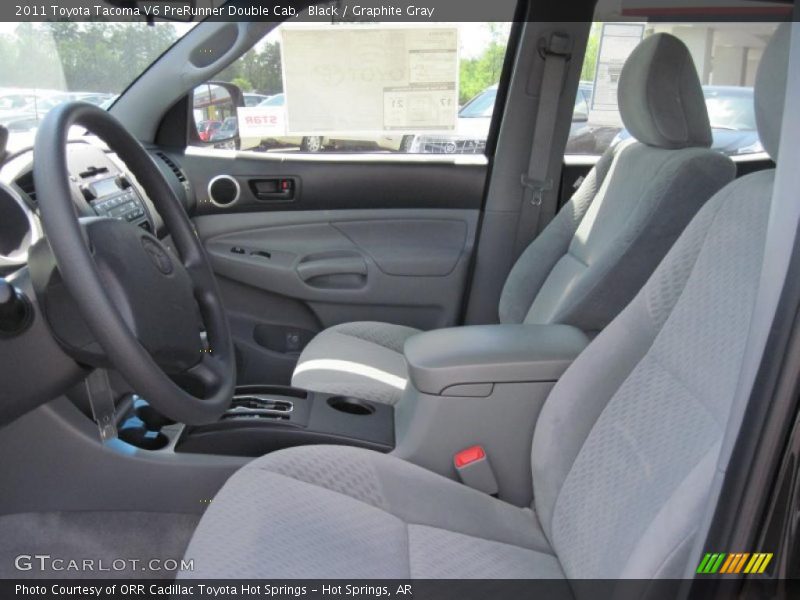Black / Graphite Gray 2011 Toyota Tacoma V6 PreRunner Double Cab
