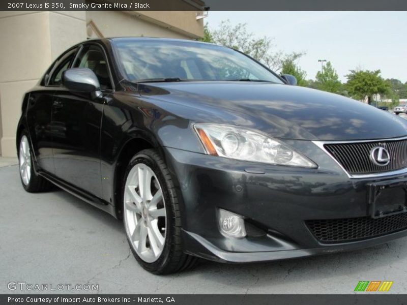 Smoky Granite Mica / Black 2007 Lexus IS 350