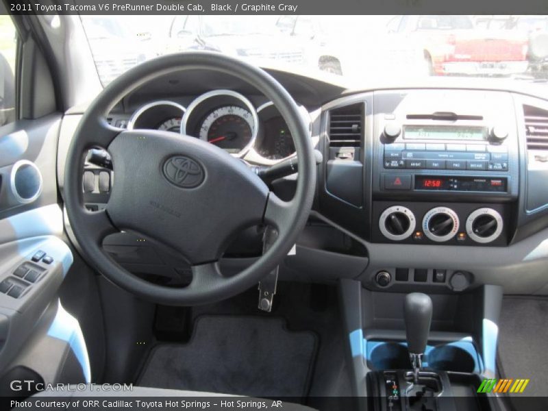 Black / Graphite Gray 2011 Toyota Tacoma V6 PreRunner Double Cab