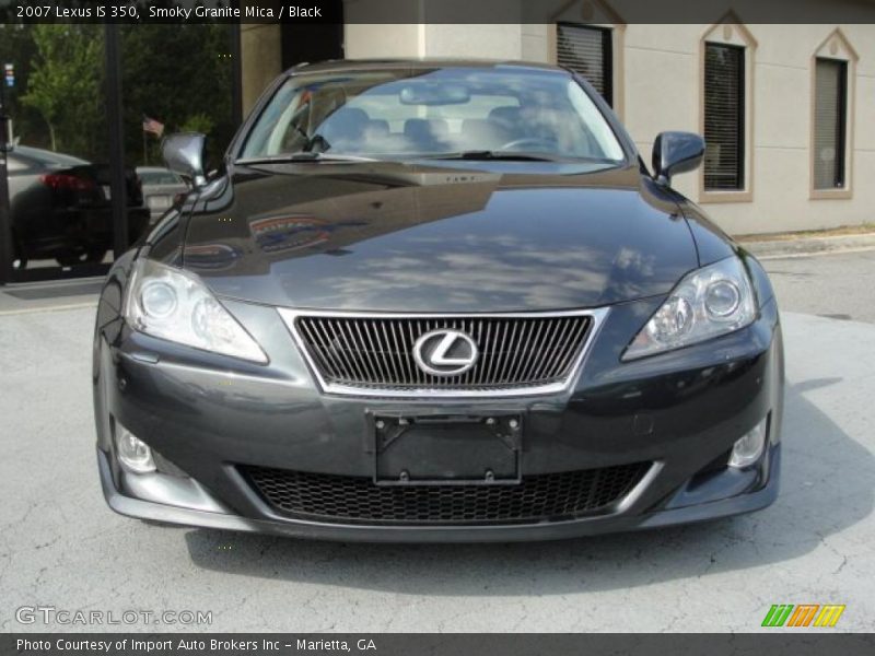 Smoky Granite Mica / Black 2007 Lexus IS 350