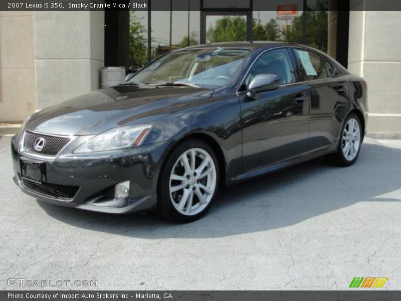 Smoky Granite Mica / Black 2007 Lexus IS 350
