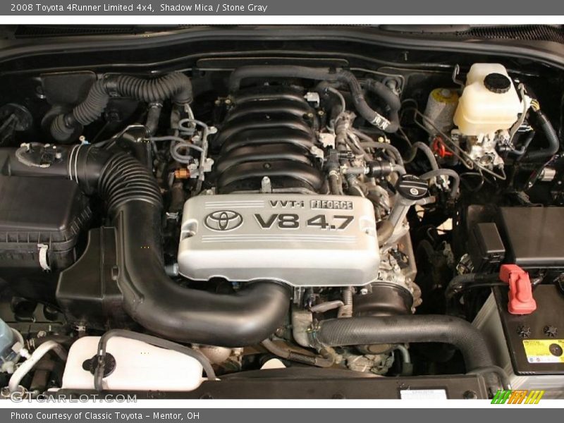  2008 4Runner Limited 4x4 Engine - 4.7 Liter DOHC 32-Valve VVT V8