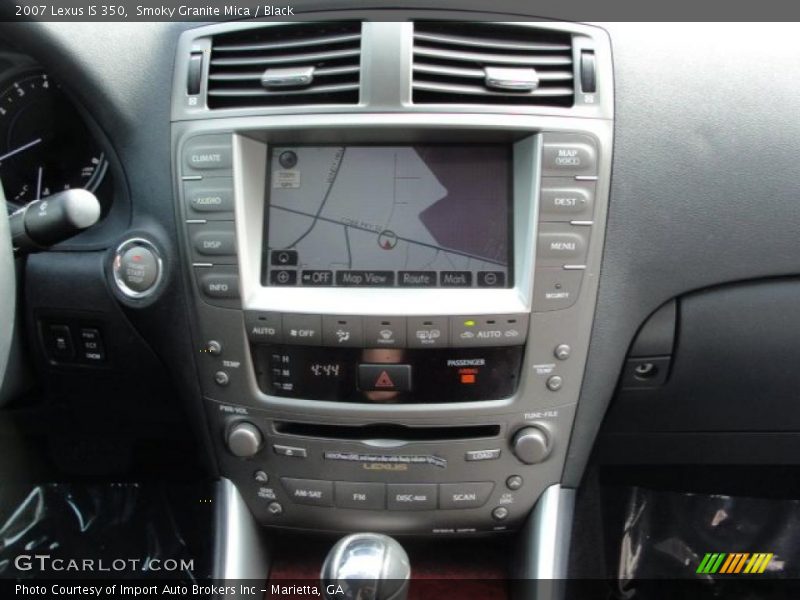 Smoky Granite Mica / Black 2007 Lexus IS 350