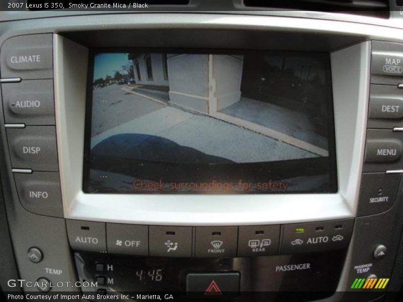 Smoky Granite Mica / Black 2007 Lexus IS 350