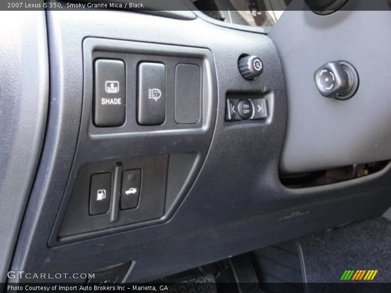 Smoky Granite Mica / Black 2007 Lexus IS 350