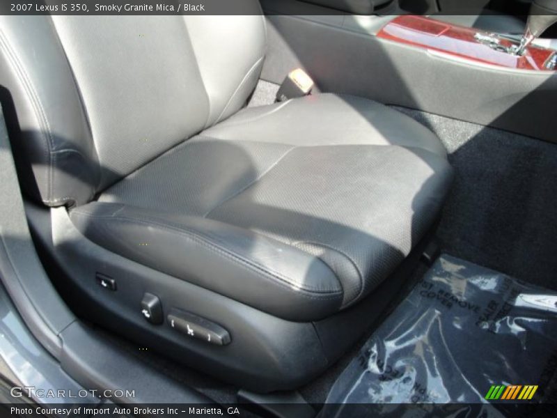 Smoky Granite Mica / Black 2007 Lexus IS 350