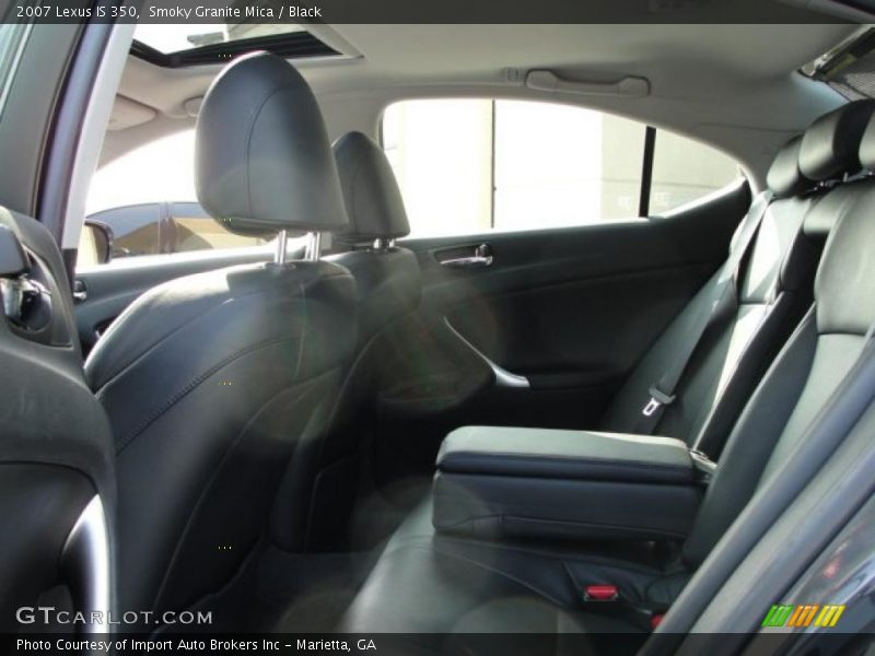 Smoky Granite Mica / Black 2007 Lexus IS 350