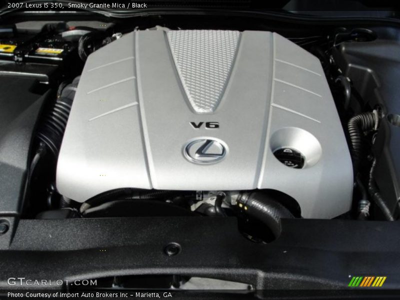Smoky Granite Mica / Black 2007 Lexus IS 350
