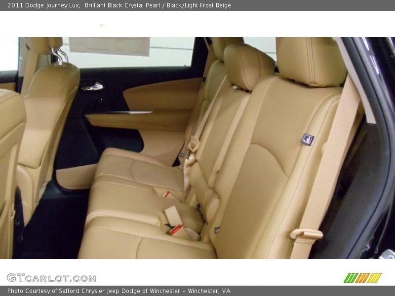 Brilliant Black Crystal Pearl / Black/Light Frost Beige 2011 Dodge Journey Lux
