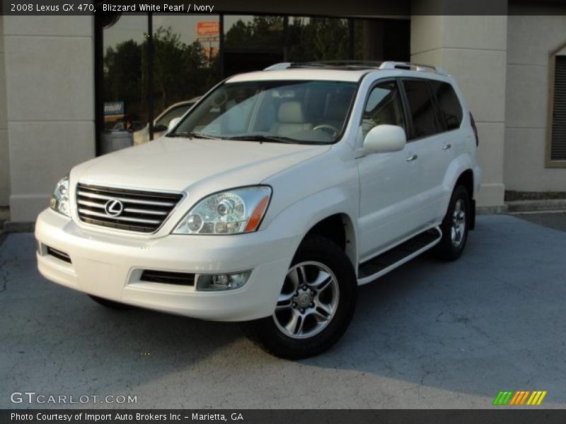 Blizzard White Pearl / Ivory 2008 Lexus GX 470