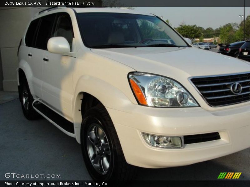 Blizzard White Pearl / Ivory 2008 Lexus GX 470