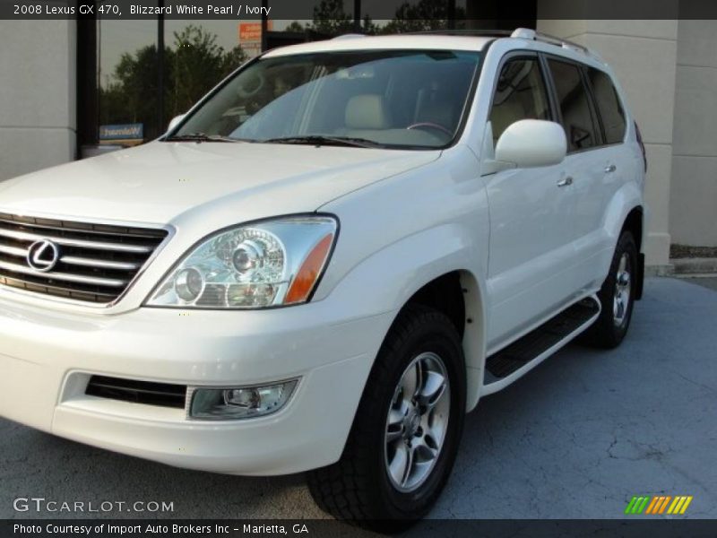 Blizzard White Pearl / Ivory 2008 Lexus GX 470