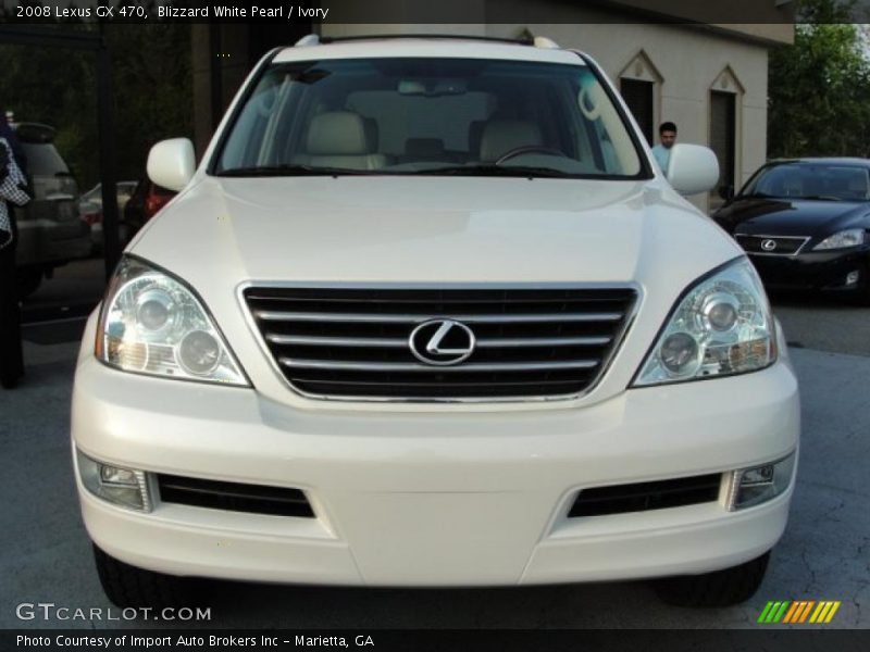 Blizzard White Pearl / Ivory 2008 Lexus GX 470