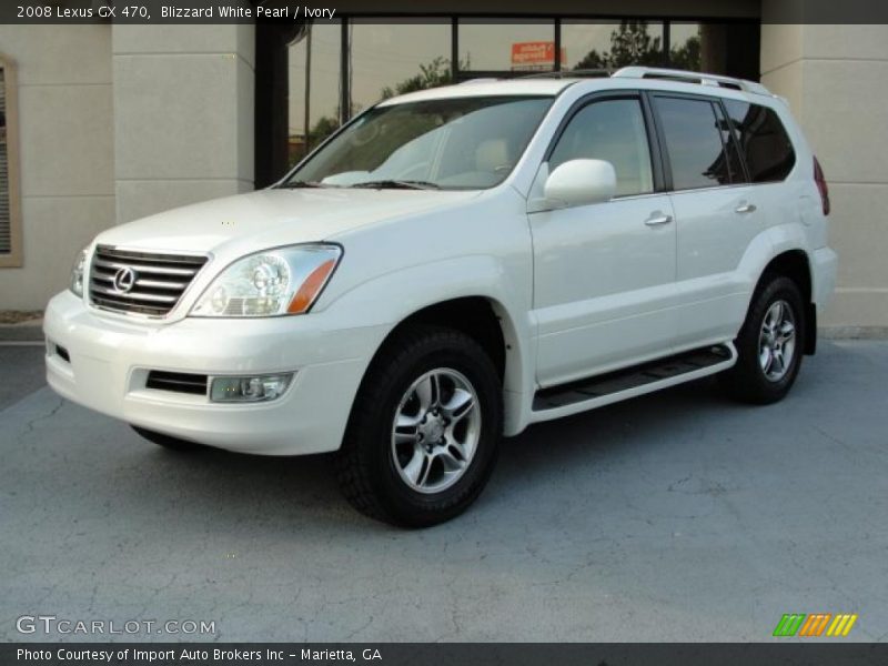 Blizzard White Pearl / Ivory 2008 Lexus GX 470