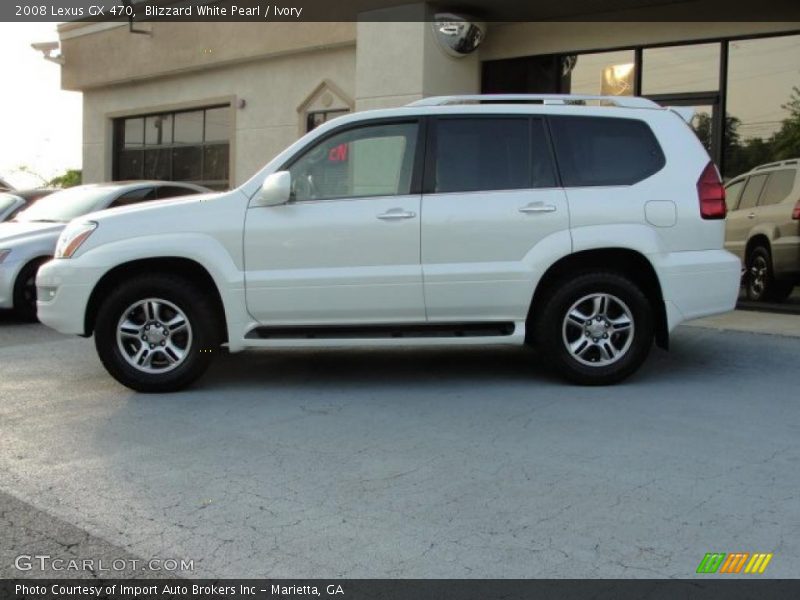 Blizzard White Pearl / Ivory 2008 Lexus GX 470