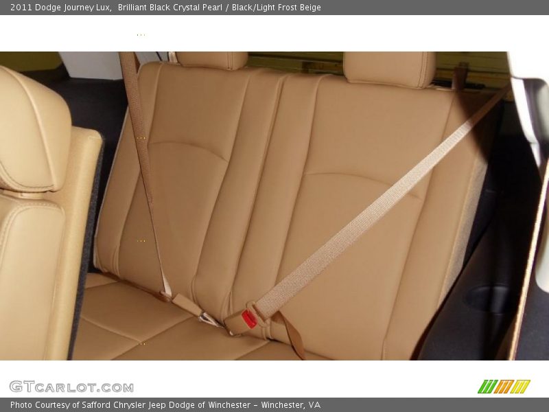 Brilliant Black Crystal Pearl / Black/Light Frost Beige 2011 Dodge Journey Lux