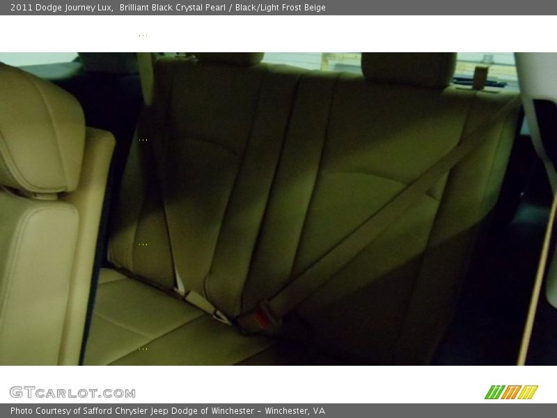 Brilliant Black Crystal Pearl / Black/Light Frost Beige 2011 Dodge Journey Lux