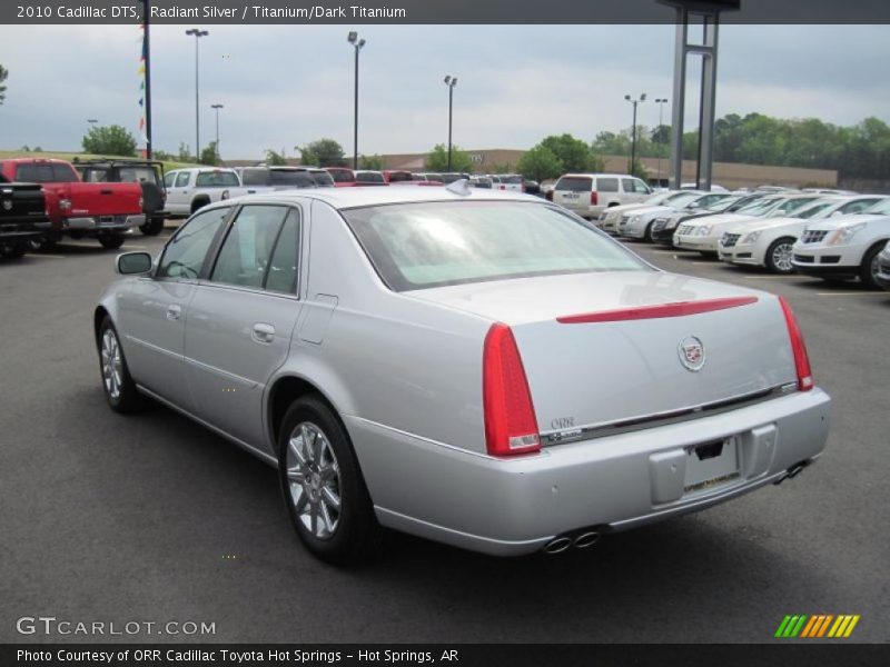 Radiant Silver / Titanium/Dark Titanium 2010 Cadillac DTS