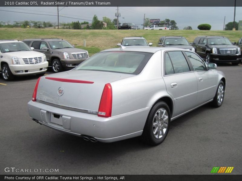 Radiant Silver / Titanium/Dark Titanium 2010 Cadillac DTS