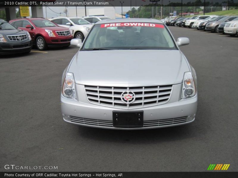 Radiant Silver / Titanium/Dark Titanium 2010 Cadillac DTS