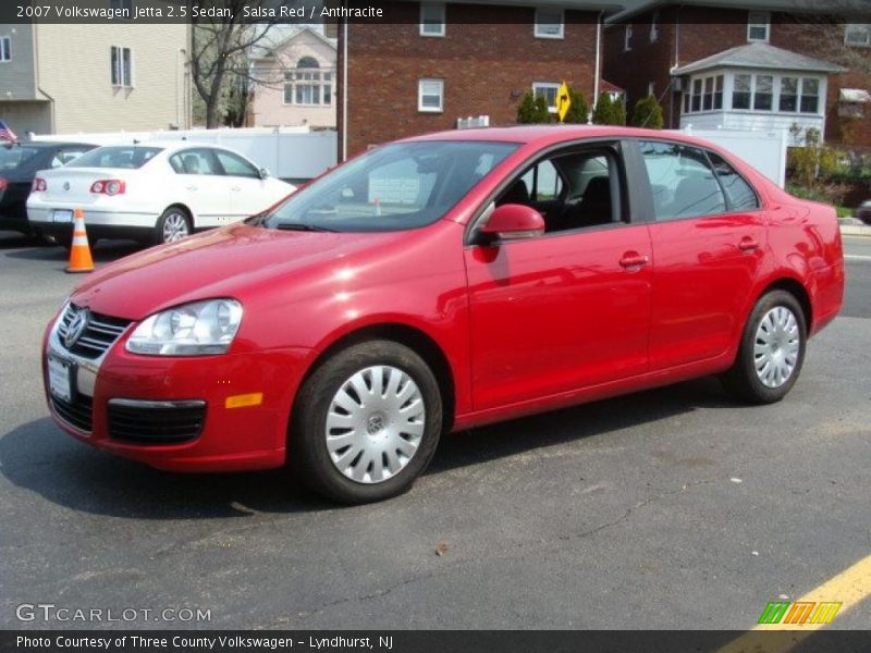 Front 3/4 View of 2007 Jetta 2.5 Sedan