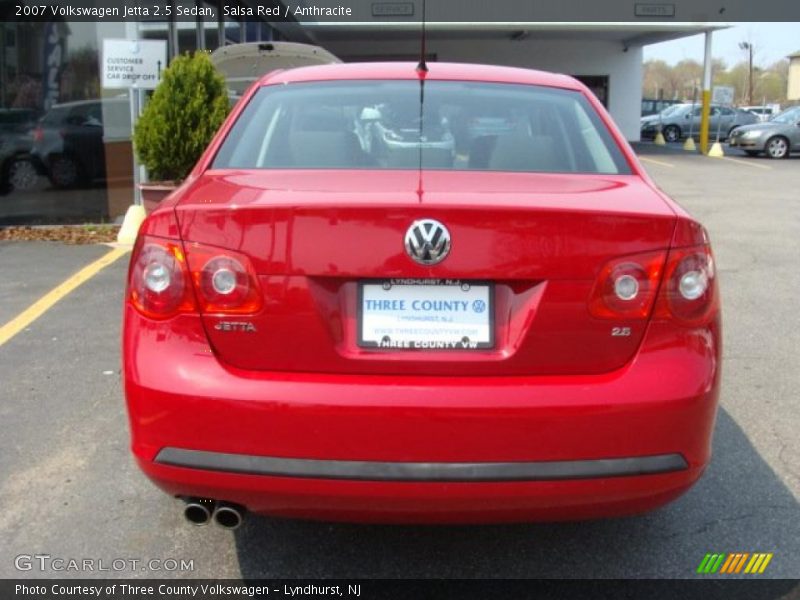 Salsa Red / Anthracite 2007 Volkswagen Jetta 2.5 Sedan