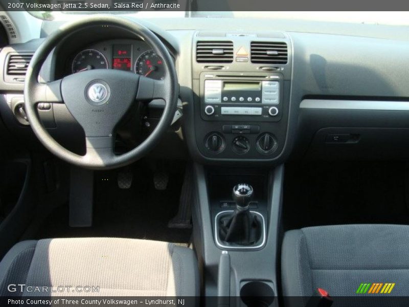 Salsa Red / Anthracite 2007 Volkswagen Jetta 2.5 Sedan