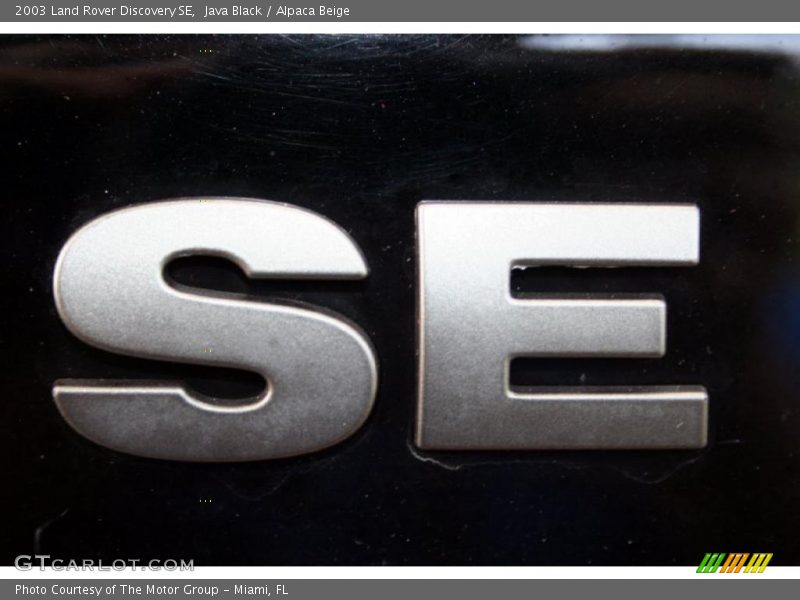 Java Black / Alpaca Beige 2003 Land Rover Discovery SE