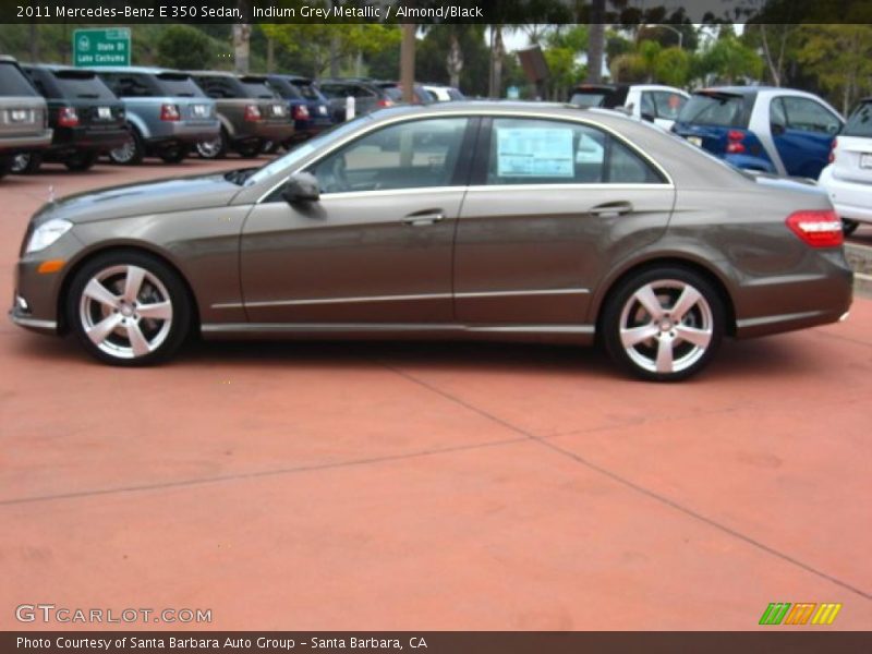 Indium Grey Metallic / Almond/Black 2011 Mercedes-Benz E 350 Sedan