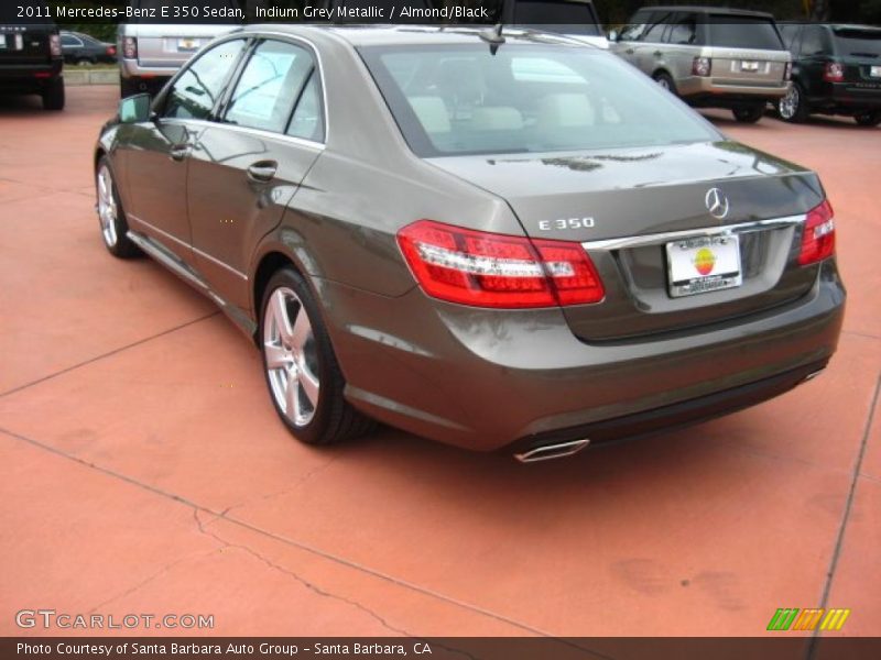 Indium Grey Metallic / Almond/Black 2011 Mercedes-Benz E 350 Sedan